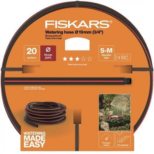 Furtun de gradina Fiskars Q3, 19 mm (3/4"), 20 m