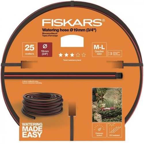 Furtun de gradina Fiskars Q3, 19 mm (3/4"), 25 m