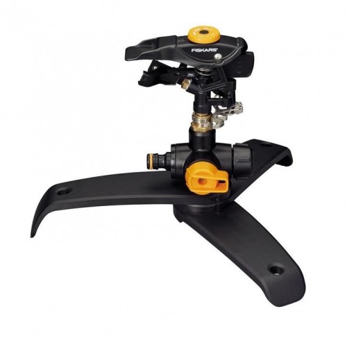 Aspersor pulsator cu trepied Fiskars, buton on/off