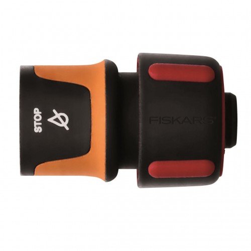 Conector furtun de gradina Fiskars AquaSTOP, 19 mm (3/4'')