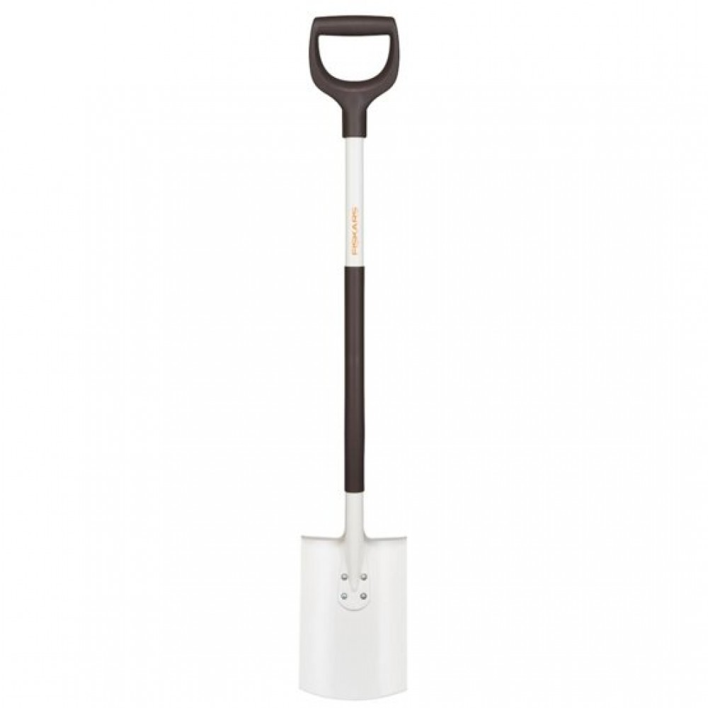 Cazma dreapta pentru plantat, alba Fiskars